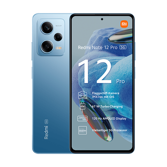 Xiaomi Redmi Note 12 Pro 5g Dual Sim 6gb Ram 128gb Blue Eu System Store 5956