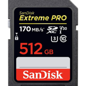 Extreme PRO 512 GB SDXC (schwarz, UHS-I U3, Class 10, V30)