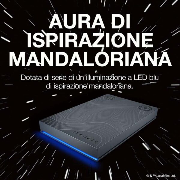 Seagate FireCuda Gaming HDD 2TB disco rigido esterno USB 3.2