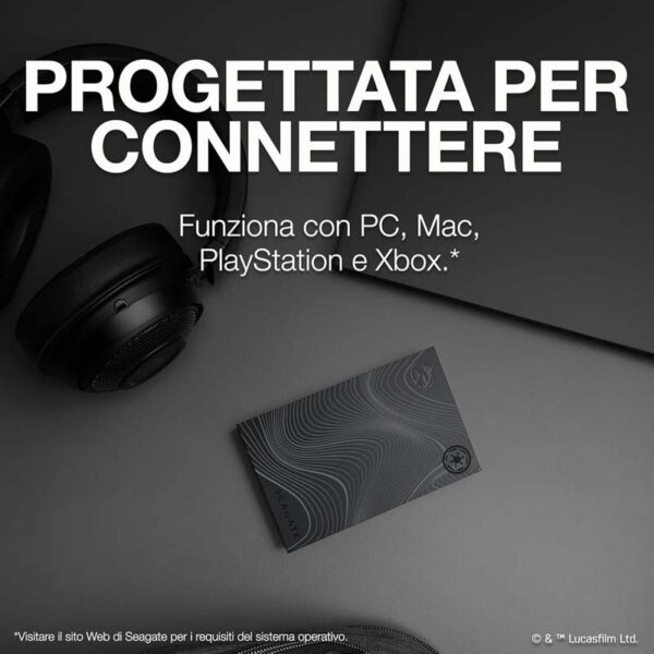 Seagate FireCuda Gaming HDD 2TB disco rigido esterno USB 3.2